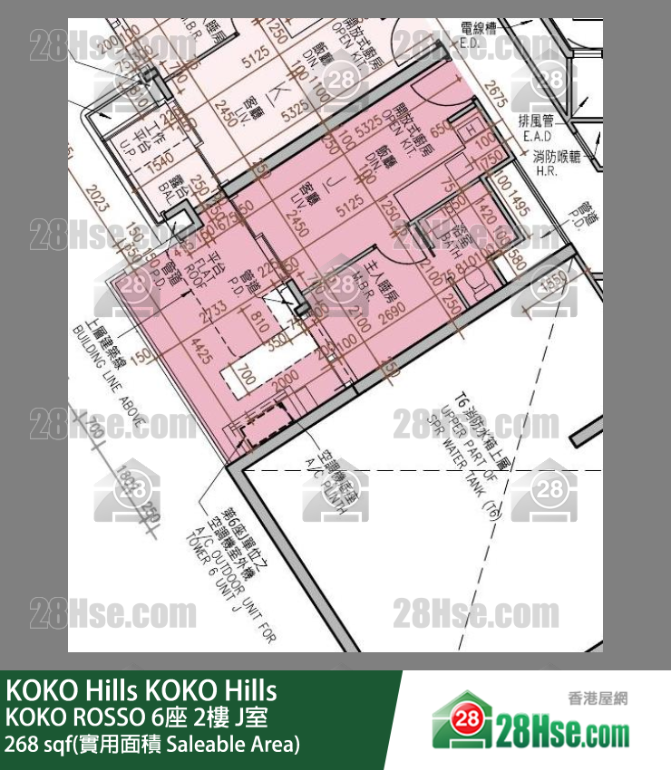 KOKO Hills KOKO ROSSO 6座 2楼 J室 平面图