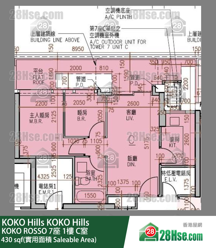 KOKO Hills KOKO ROSSO 7座 1楼 C室 平面图