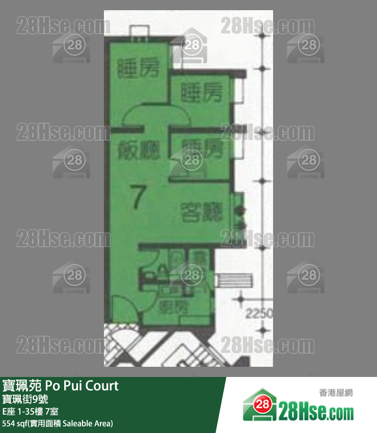 Po Pui Court Unit FloorPlan (Provided by 28Hse) Po Pui Court Unit FloorPlan (Provided by 28Hse)