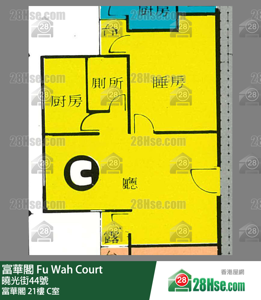 富華閣 富華閣21樓 C室 平面圖