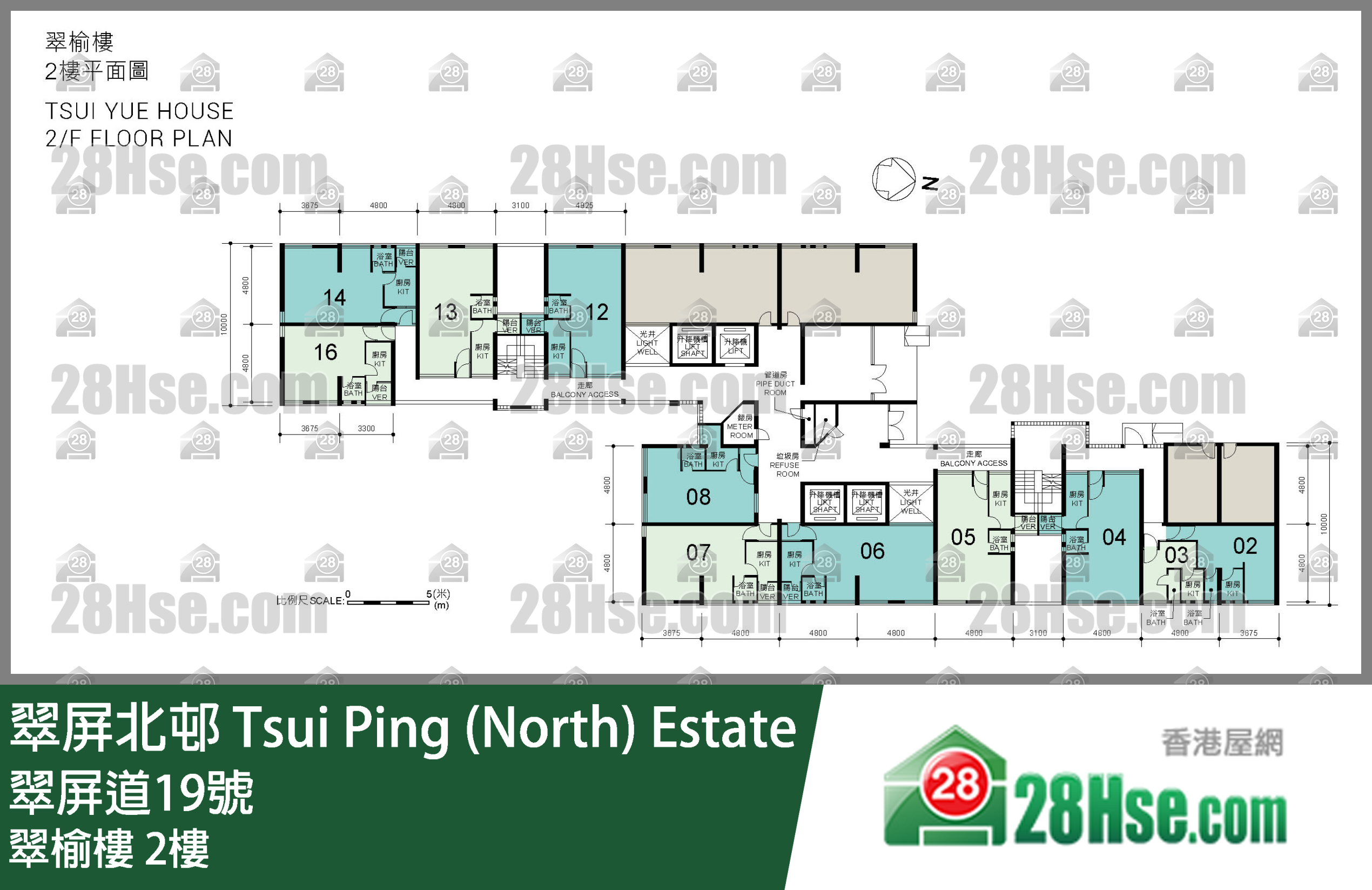翠榆楼 2楼 平面图