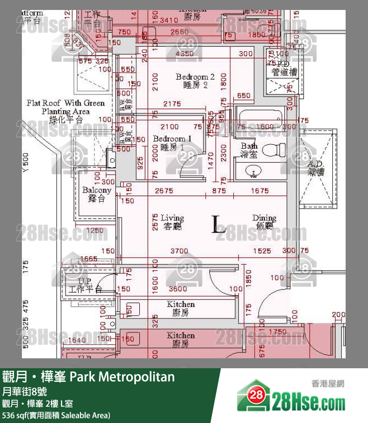 觀月樺峯 觀月‧樺峯2樓 L室 平面圖
