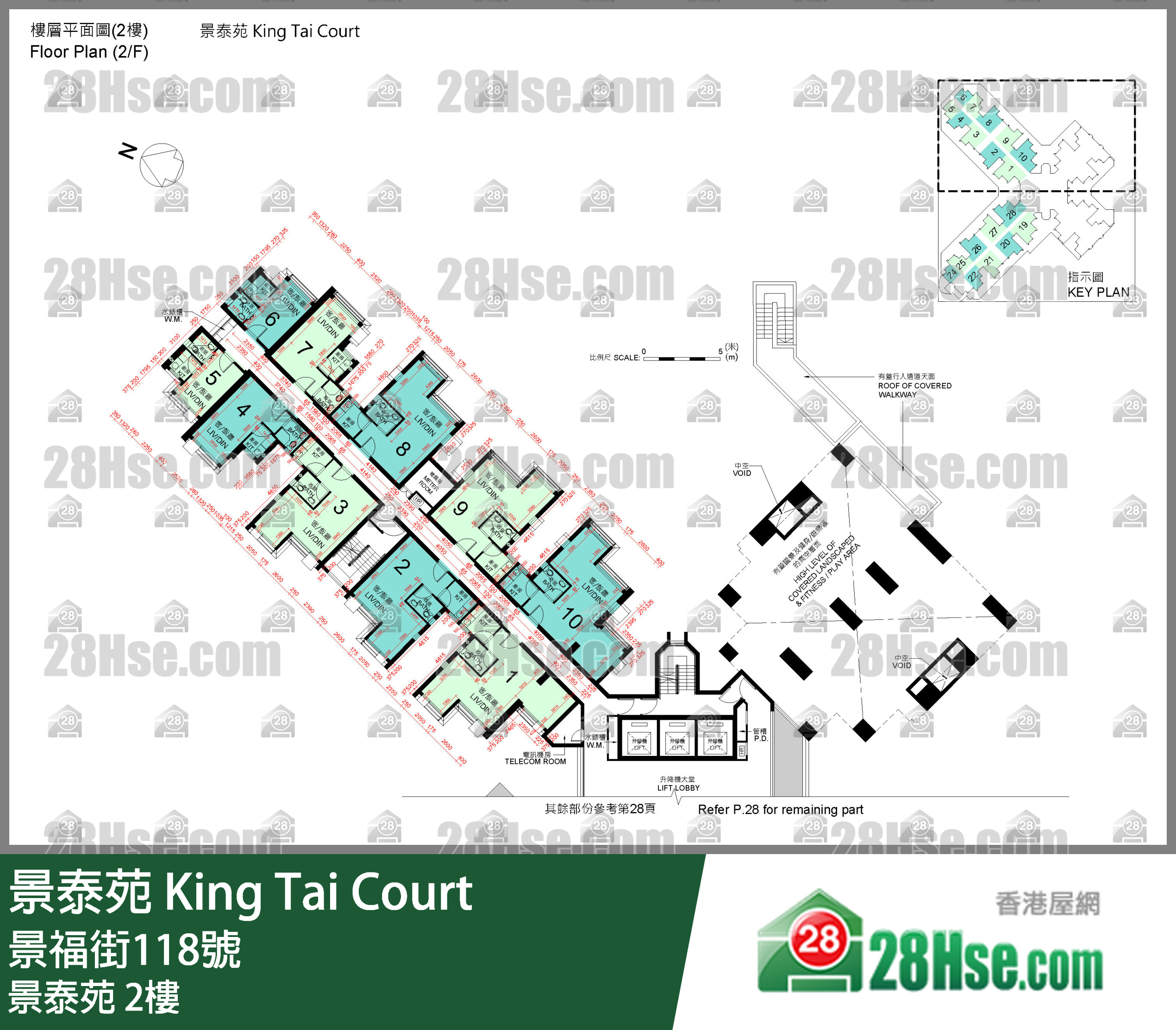 景泰苑 2楼 平面图