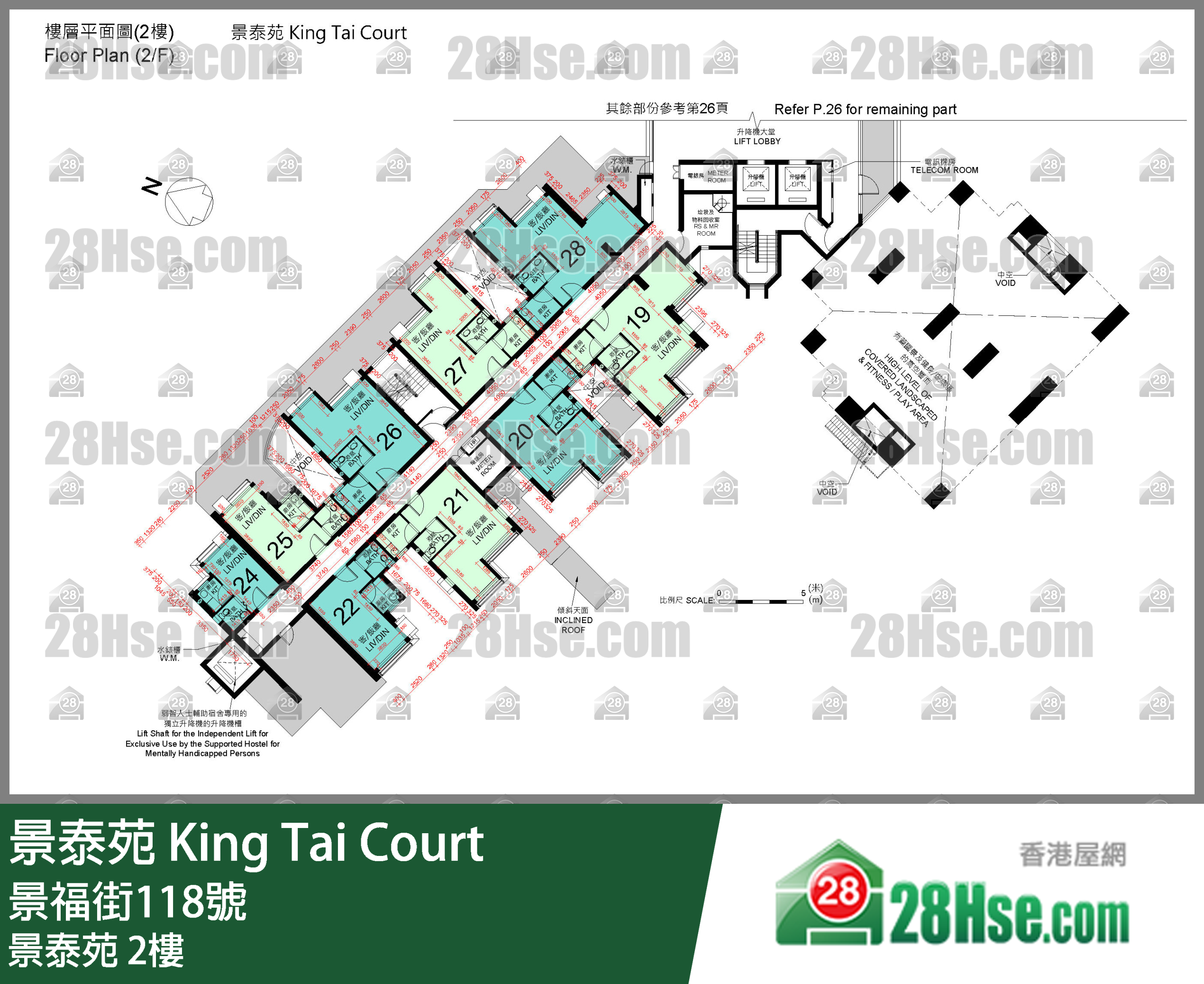 景泰苑 2楼 平面图