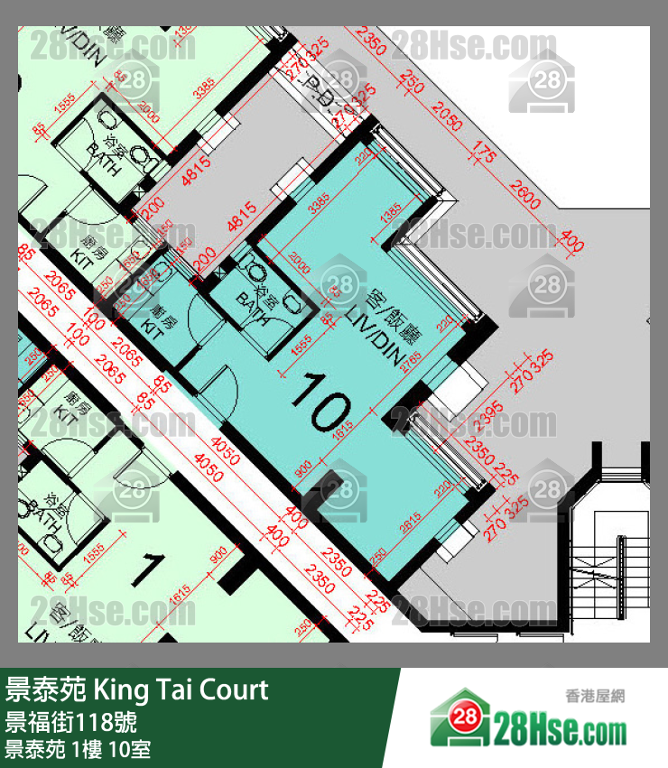 景泰苑 景泰苑1樓 10室 平面圖