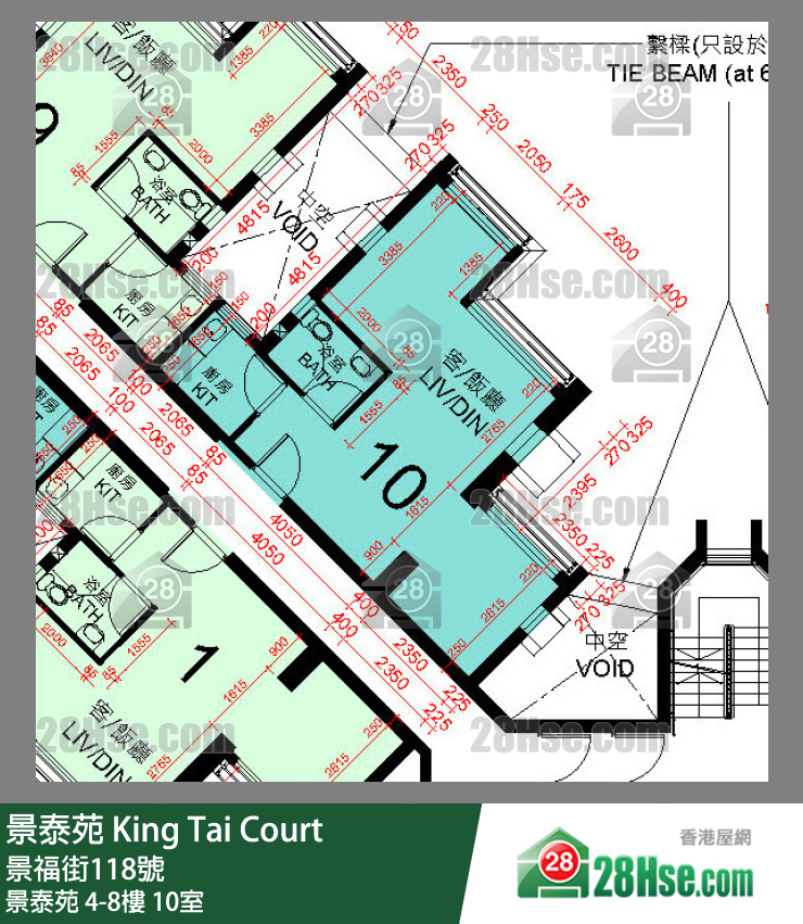 景泰苑 景泰苑5樓 10室 平面圖