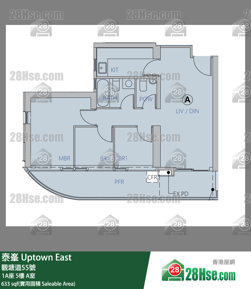 泰峯 1A座 5楼 A室 平面图