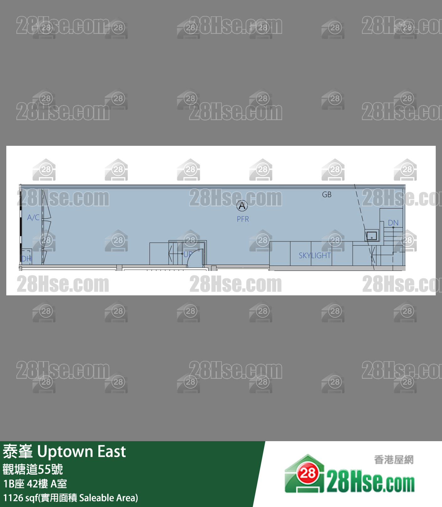 泰峯 1B座42楼 A室 平面图