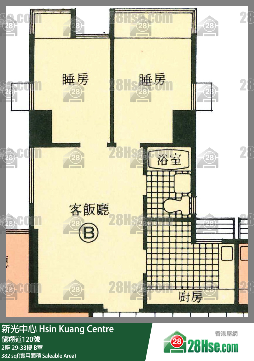 新光中心 2座30樓 B室 平面圖