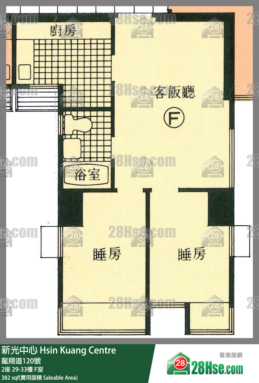 新光中心 2座29樓 F室 平面圖