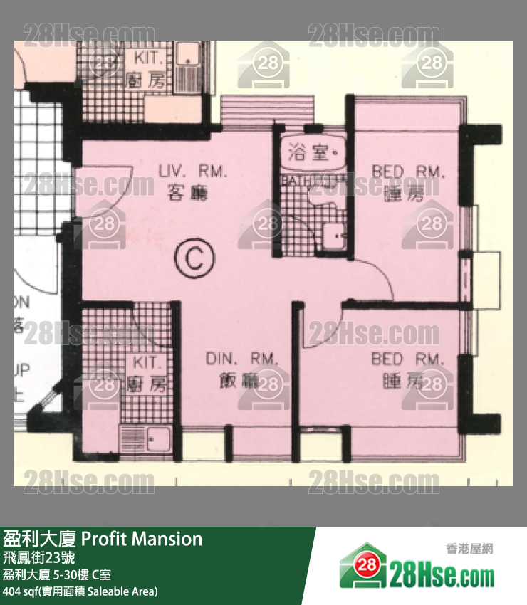 盈利大厦 盈利大厦 26楼 C室 平面图