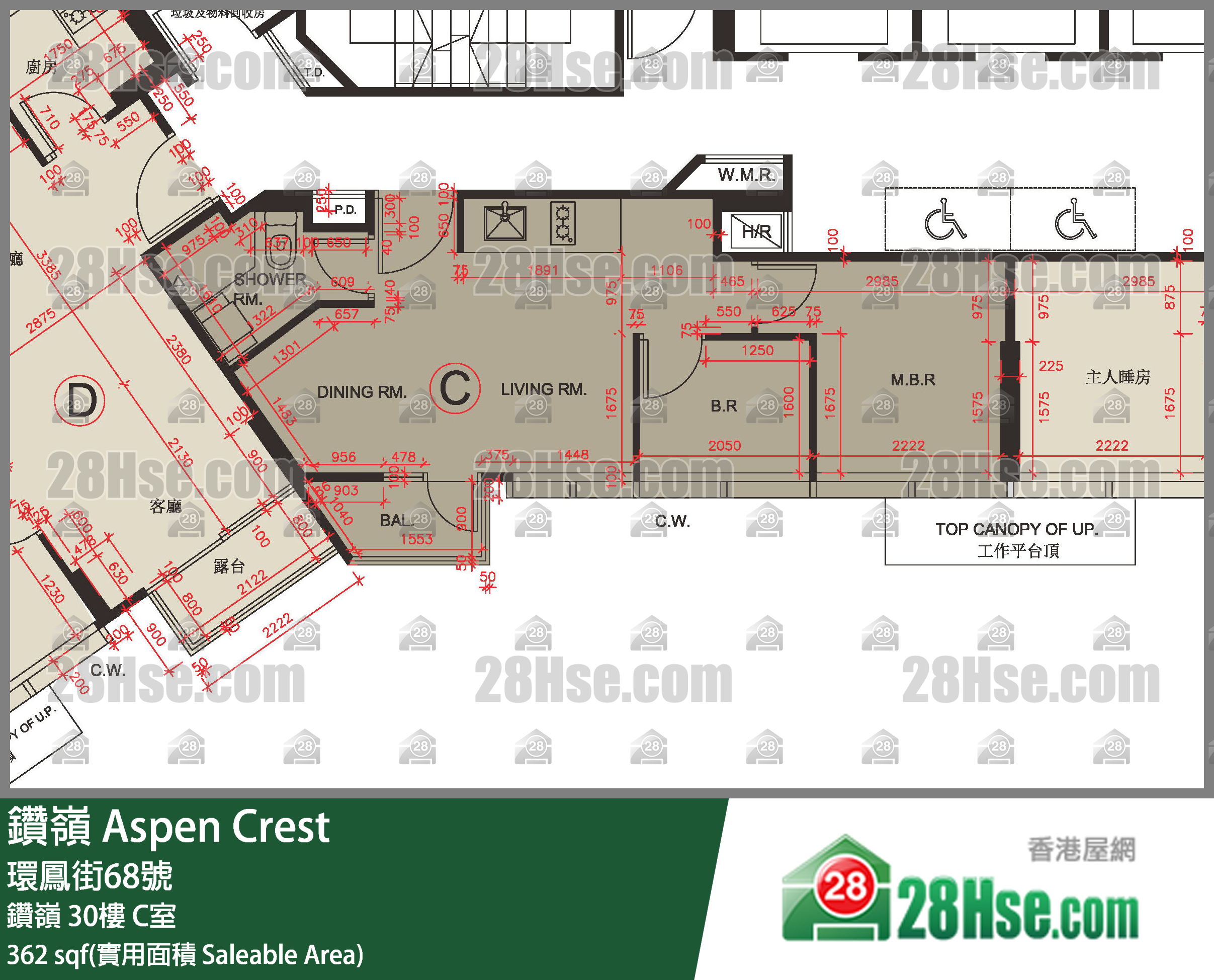 钻岭 钻岭 30楼 C室 平面图