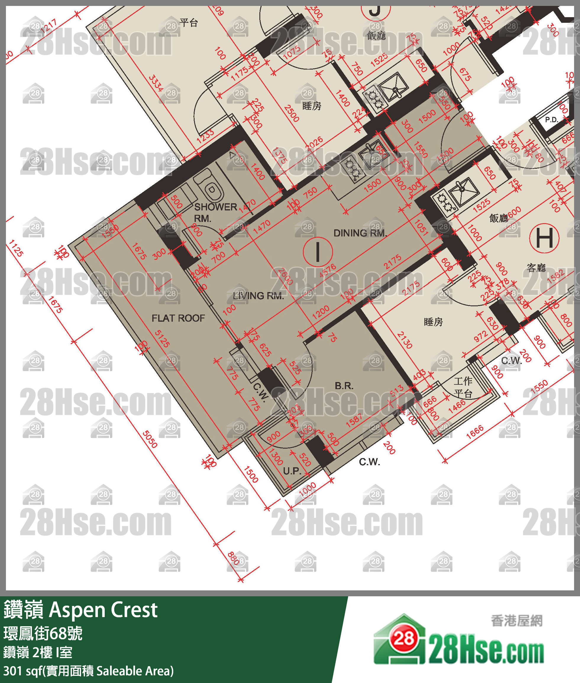 钻岭 钻岭 2楼 I室 平面图