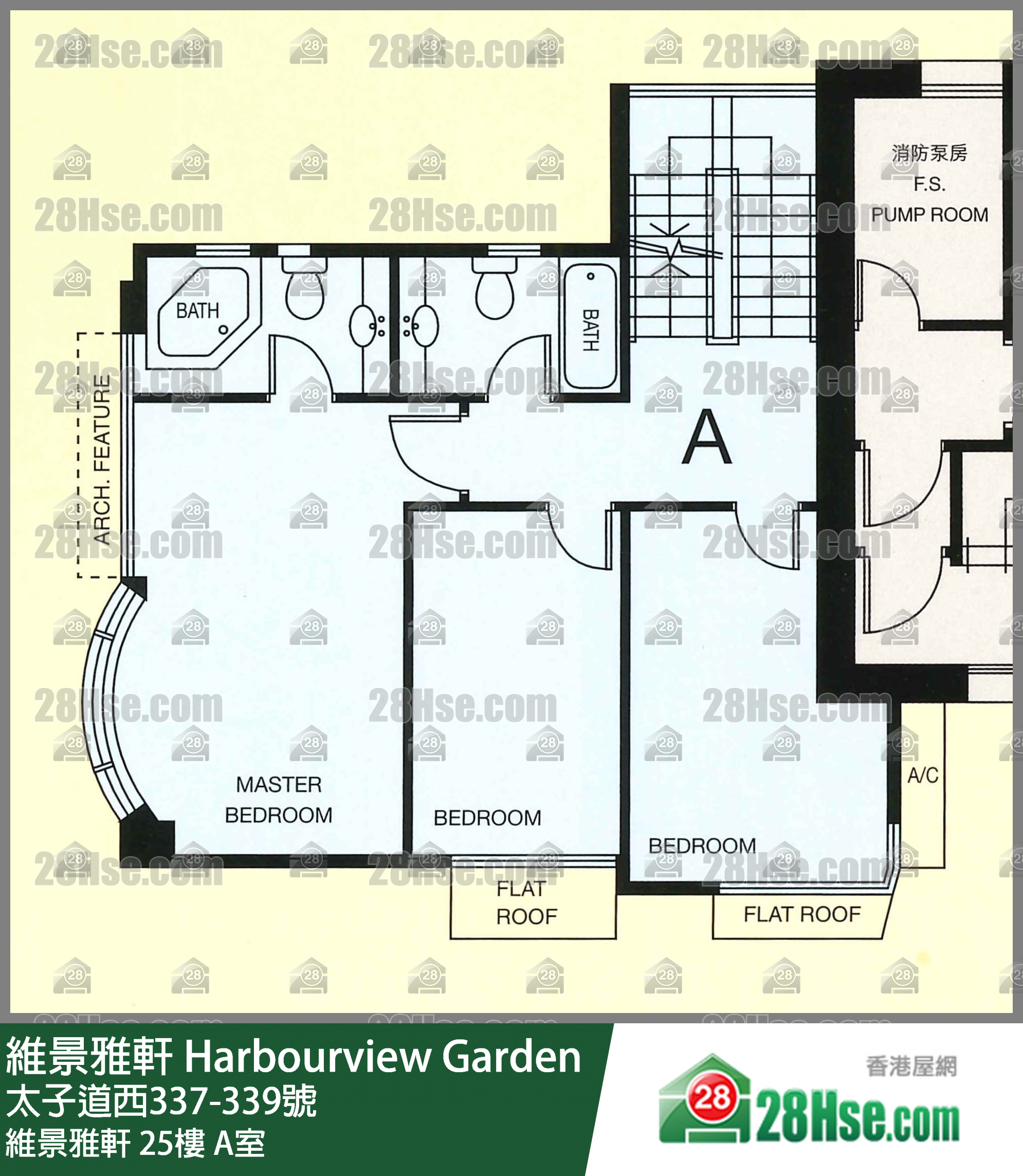 維景雅軒 維景雅軒25樓 A室 平面圖