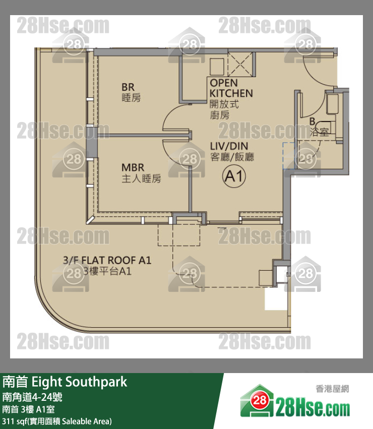 南首 南首3樓 A1室 平面圖