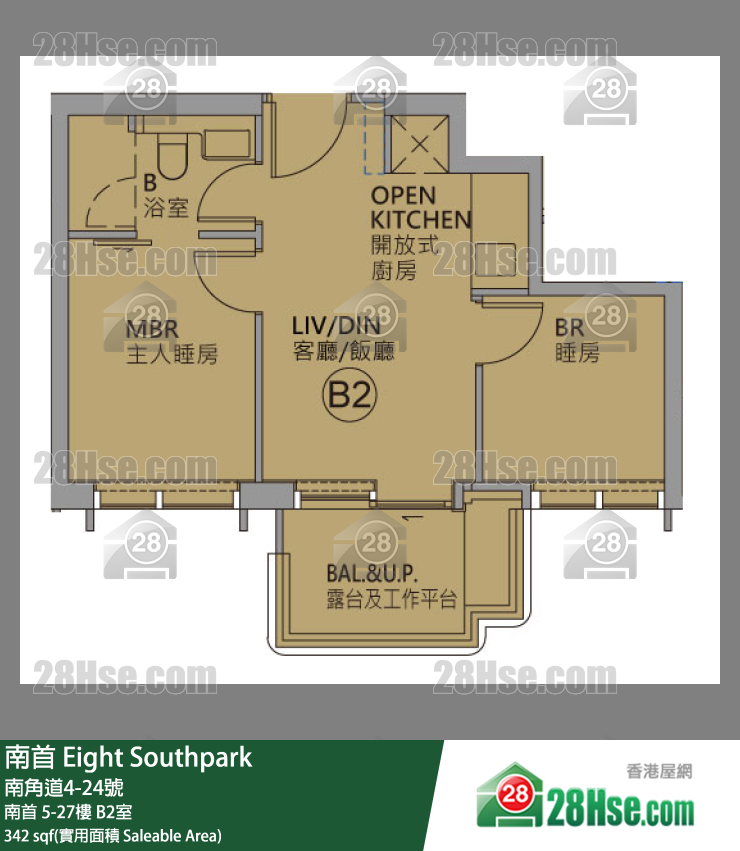 南首 南首19樓 B2室 平面圖