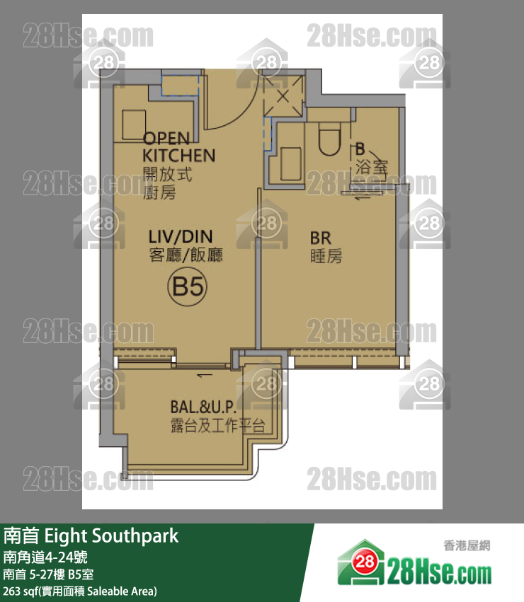 南首 南首16樓 B5室 平面圖