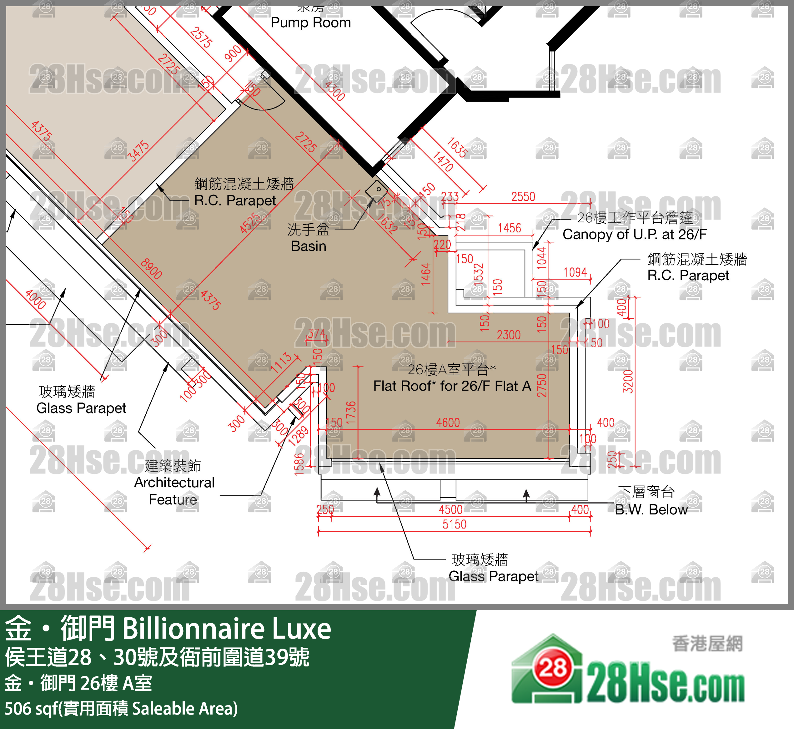 金御门 金‧御门 26楼 A室 平面图