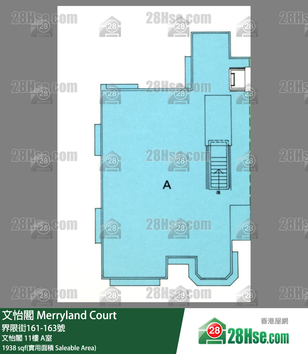 文怡阁 文怡阁11楼 A室 平面图