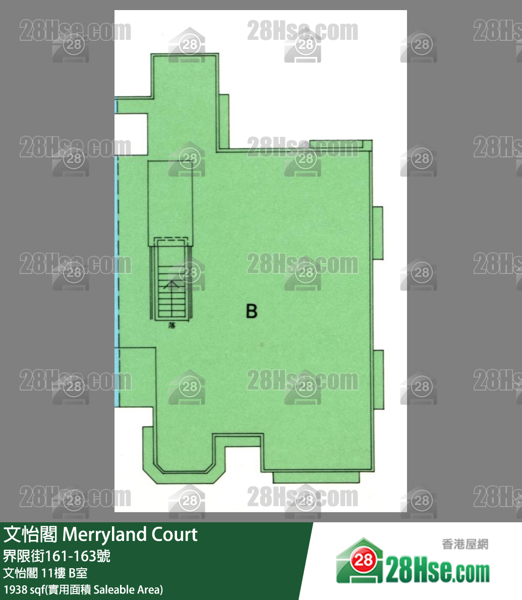 文怡阁 文怡阁 11楼 B室 平面图