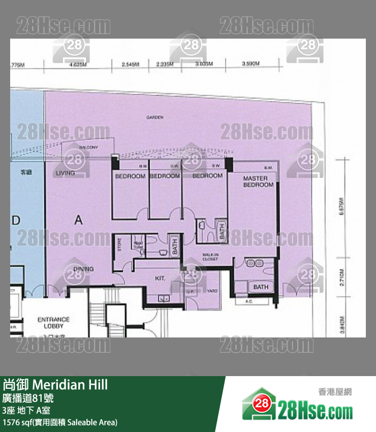尚御 3座地下 A室 平面圖
