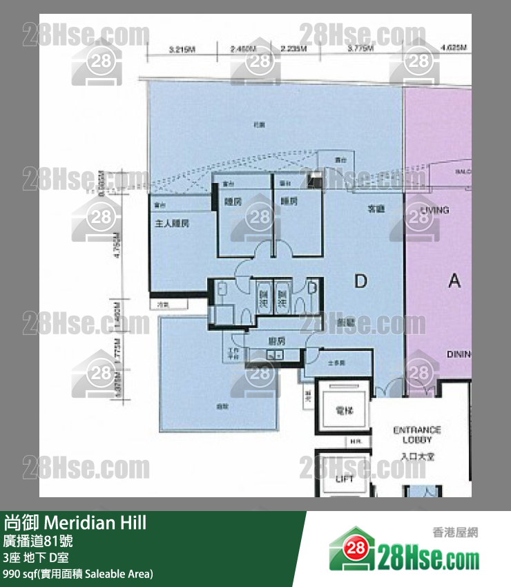尚御 3座地下 D室 平面圖
