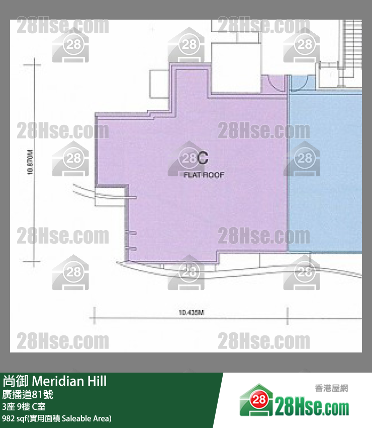 尚御 3座 9樓 C室 平面圖