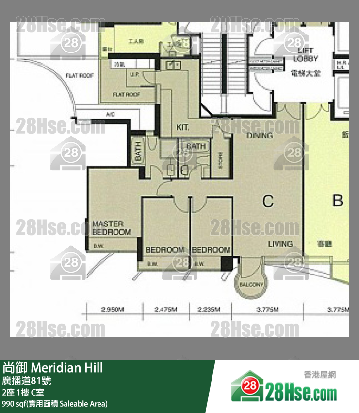 尚御 2座1樓 C室 平面圖