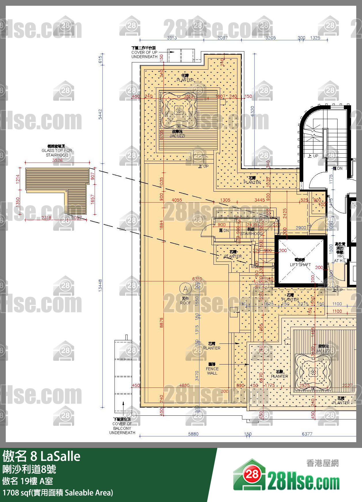 傲名 傲名 19楼 A室 平面图