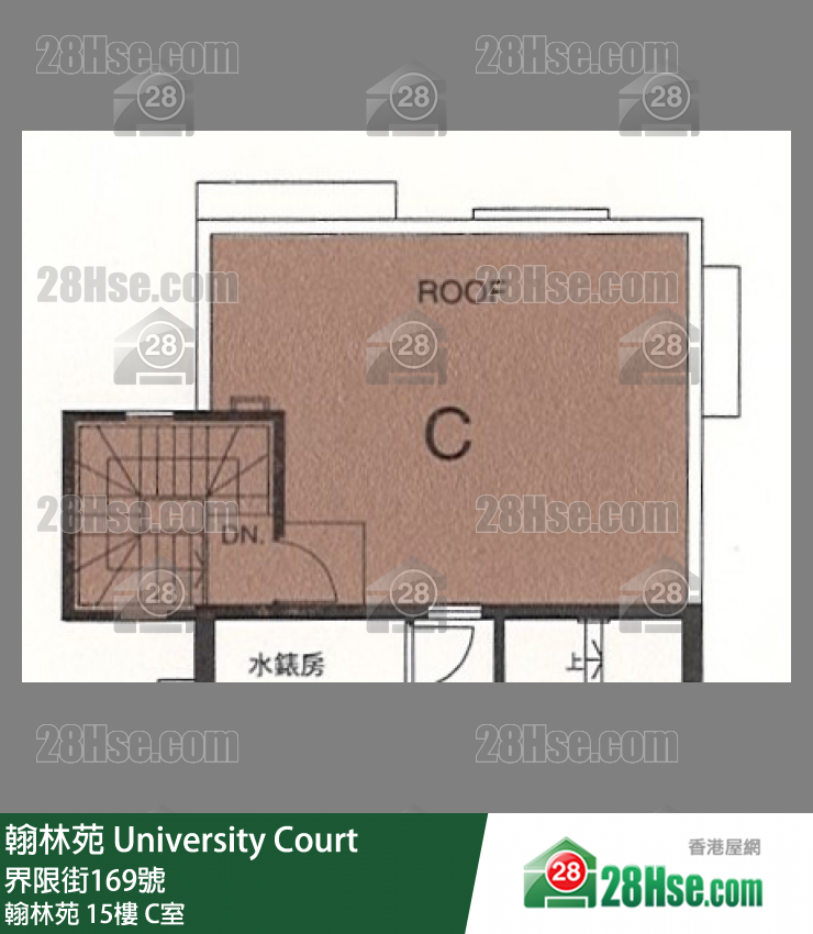 翰林苑 翰林苑15樓 C室 平面圖