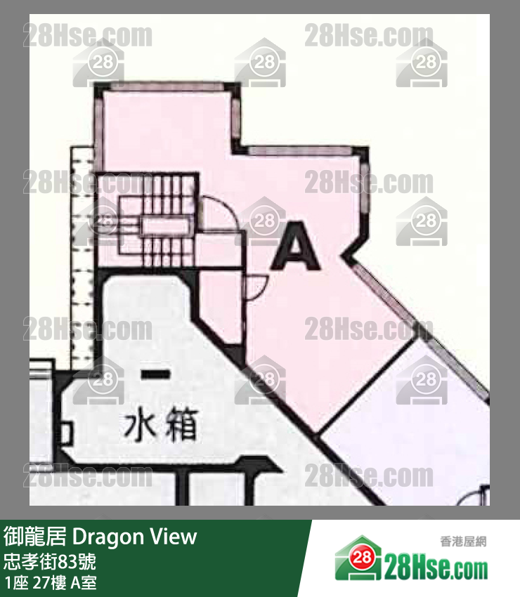 御龙居 1座26楼 A室 平面图