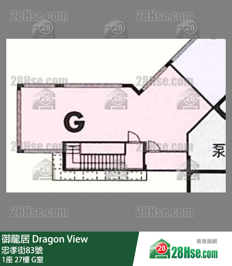 御龙居 1座26楼 G室 平面图