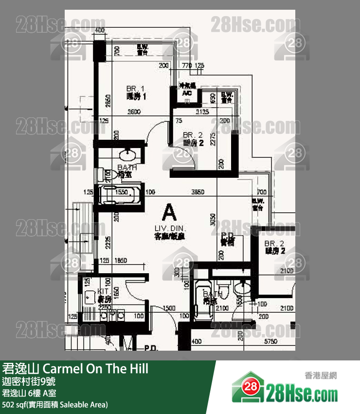 君逸山 君逸山6樓 A室 平面圖