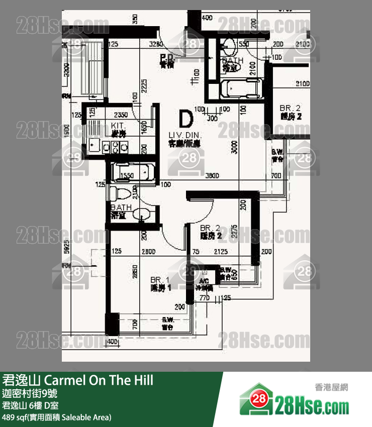 君逸山 君逸山 6樓 D室 平面圖