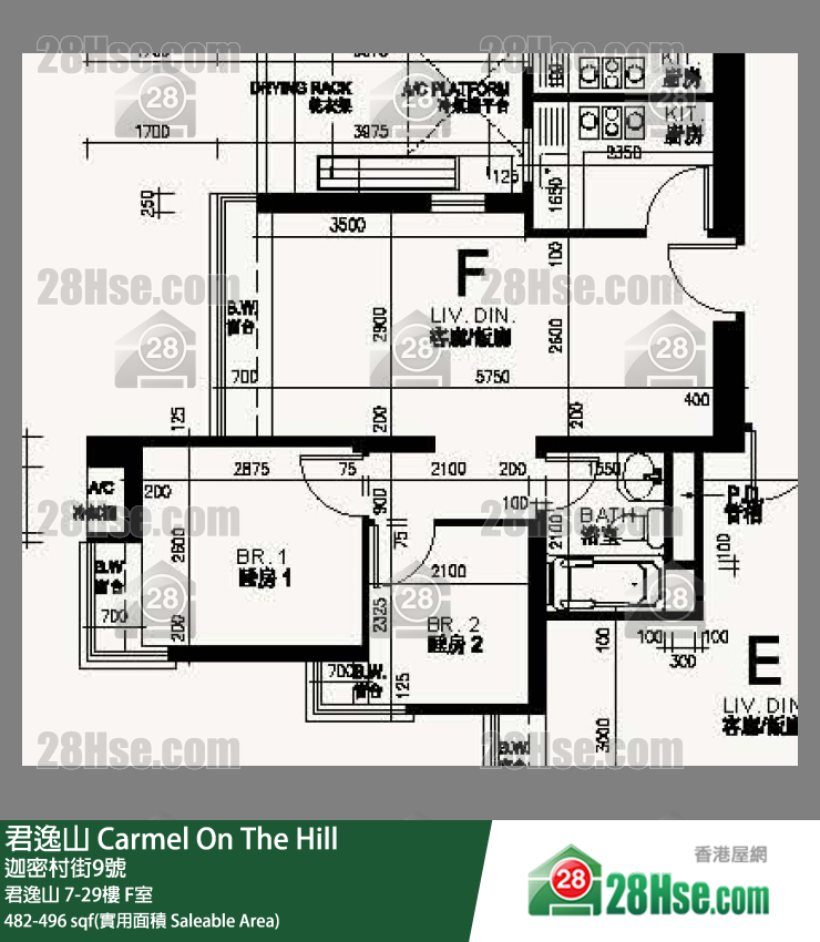 君逸山 君逸山 12樓 F室 平面圖
