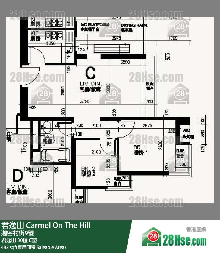 君逸山 君逸山30樓 C室 平面圖