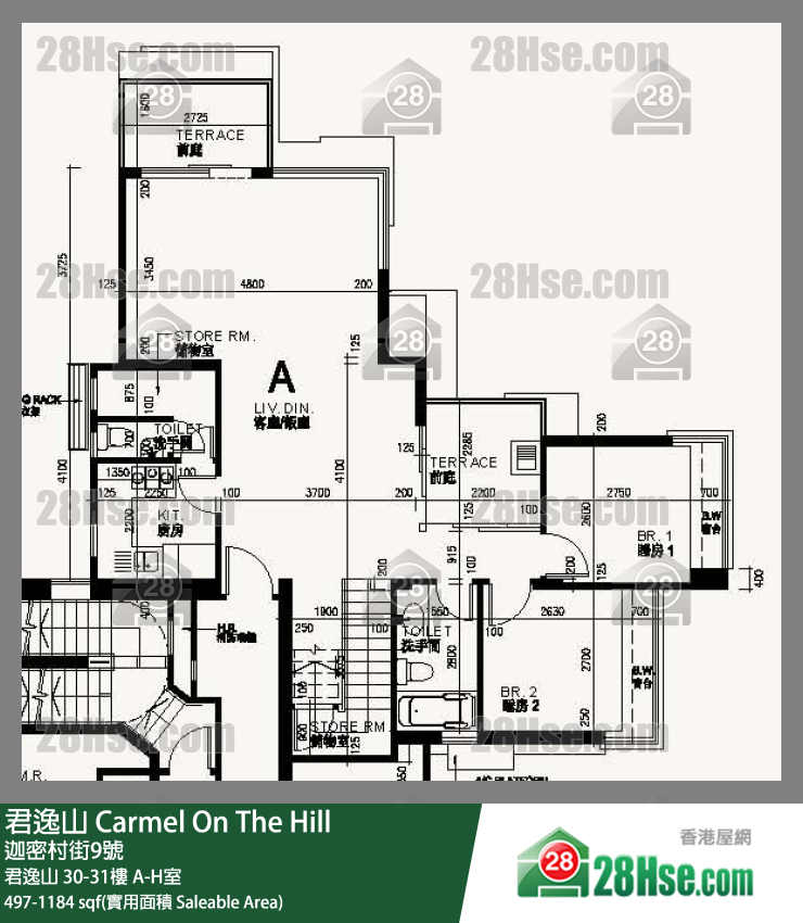 君逸山 君逸山31樓 A室 平面圖
