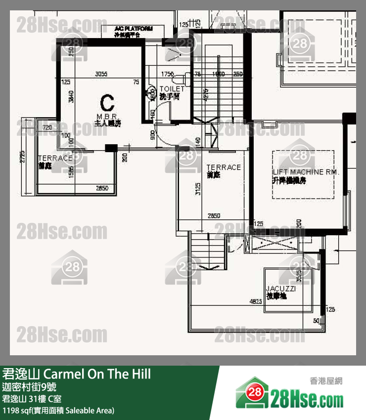 君逸山 君逸山31樓 C室 平面圖