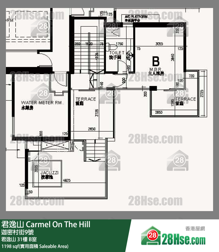 君逸山 君逸山31樓 B室 平面圖