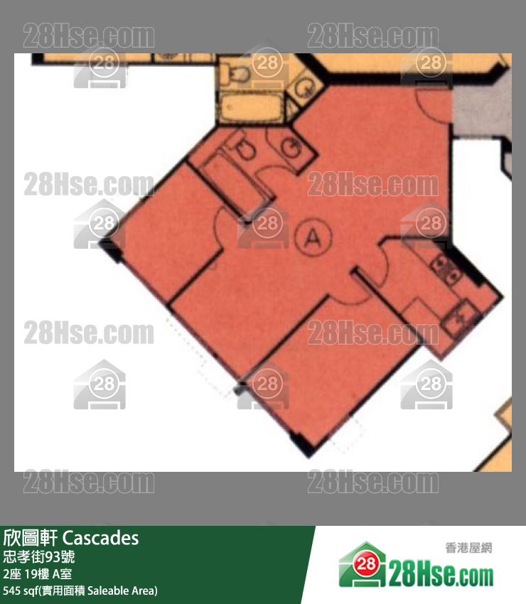 欣圖軒 2座19樓 A室 平面圖