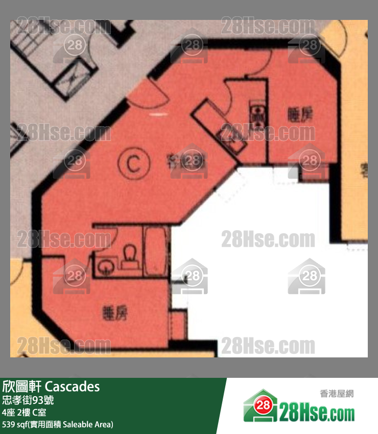 欣圖軒 4座2樓 C室 平面圖