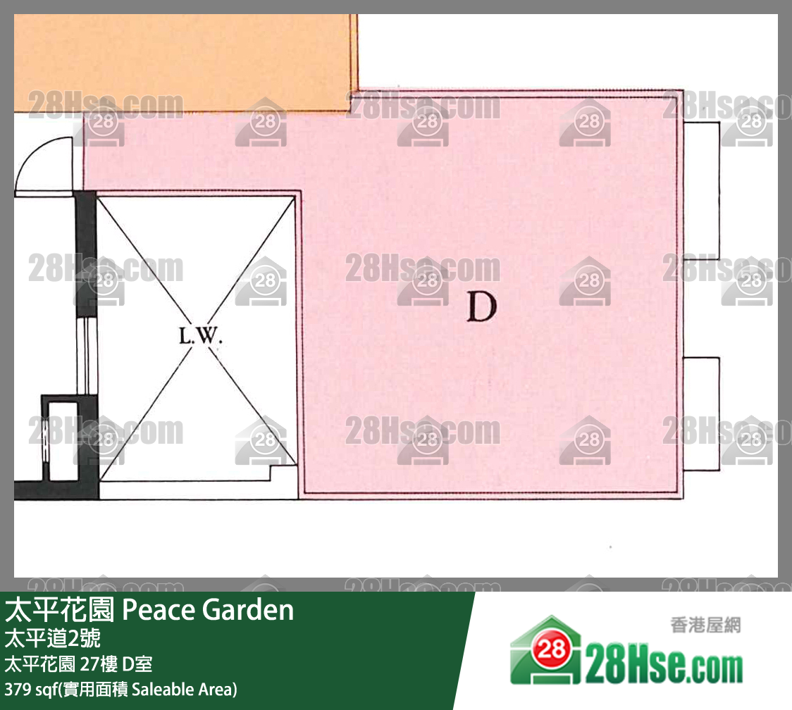 太平花园 太平花园27楼 D室 平面图