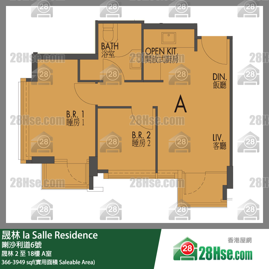 晟林 晟林 15楼 A室 平面图