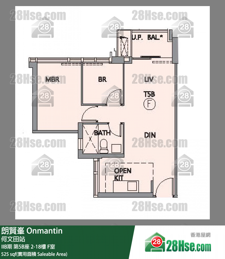 Onmantin Unit FloorPlan (Provided by 28Hse)