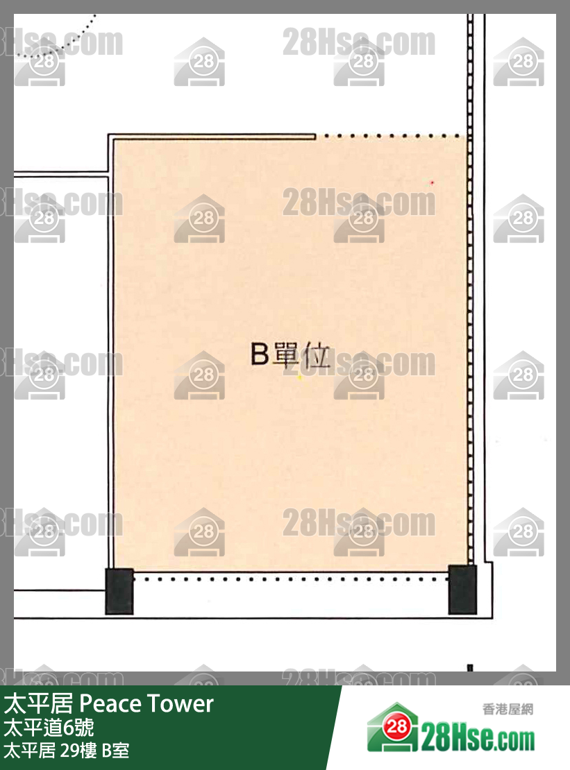 太平居 太平居29樓 B室 平面圖