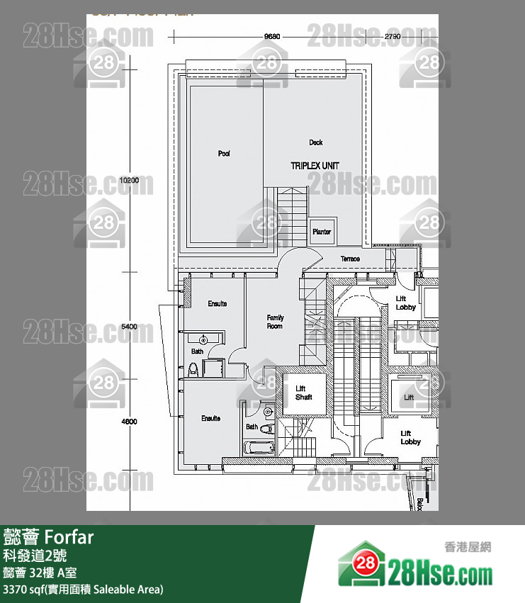 懿薈 懿薈 32樓 A室 平面圖