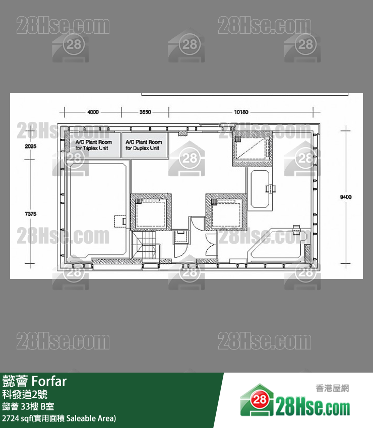 懿薈 懿薈33樓 B室 平面圖