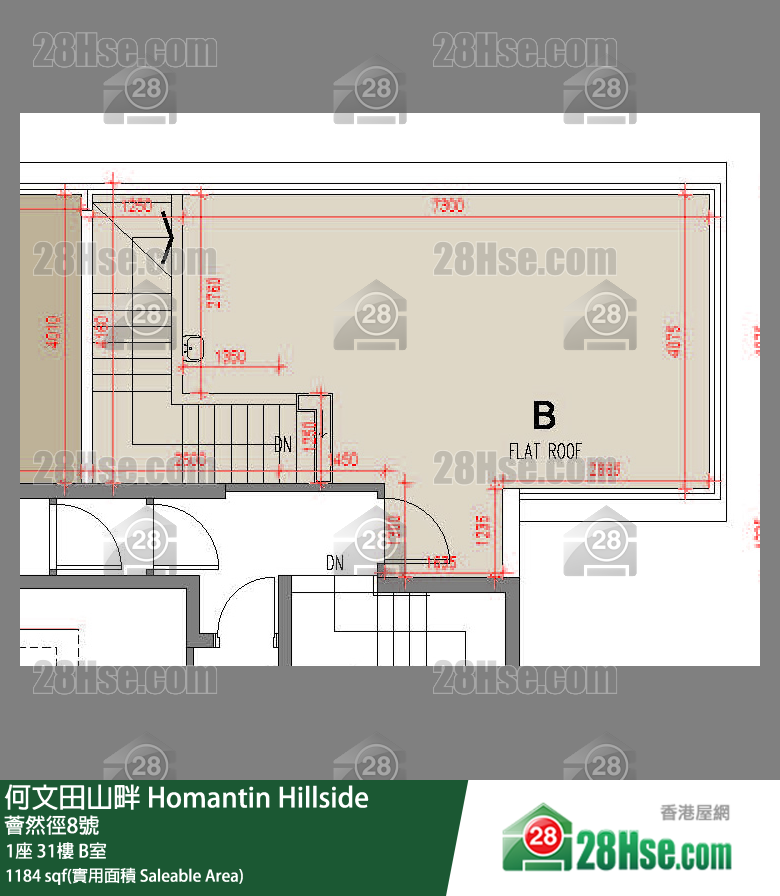 Homantin Hillside Unit FloorPlan (Provided by 28Hse)