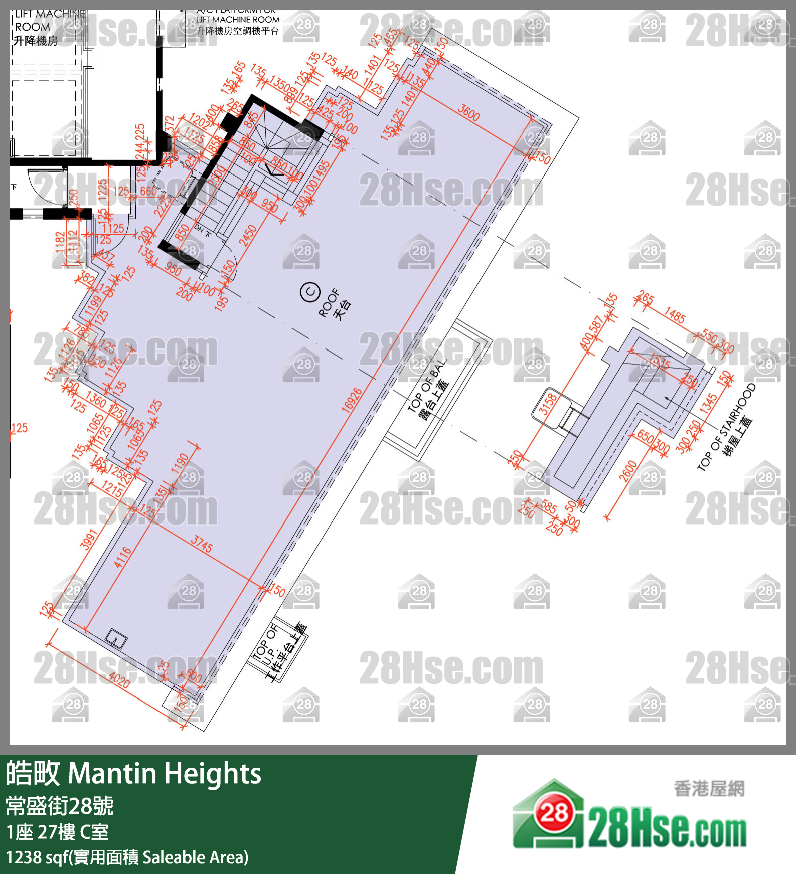 Mantin Heights Unit FloorPlan (Provided by 28Hse)