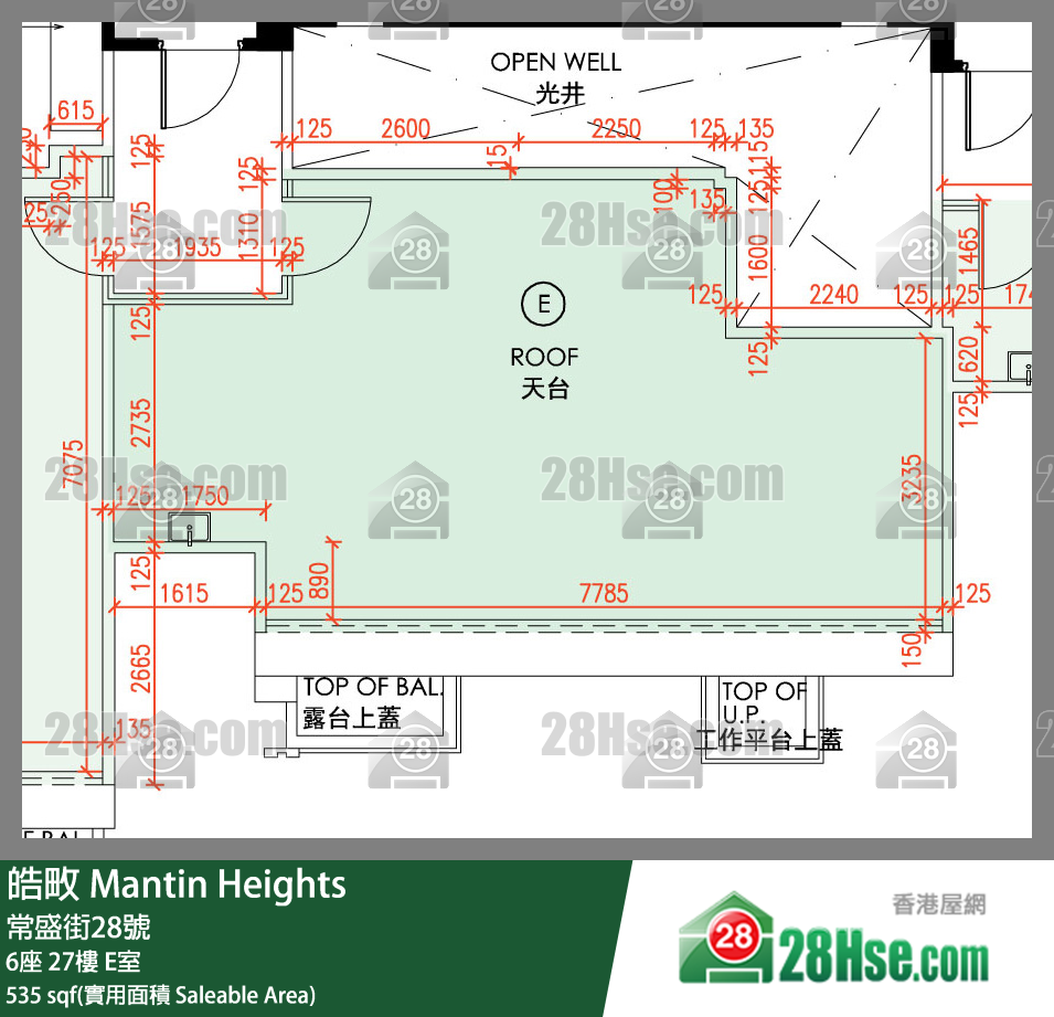 Mantin Heights Unit FloorPlan (Provided by 28Hse)